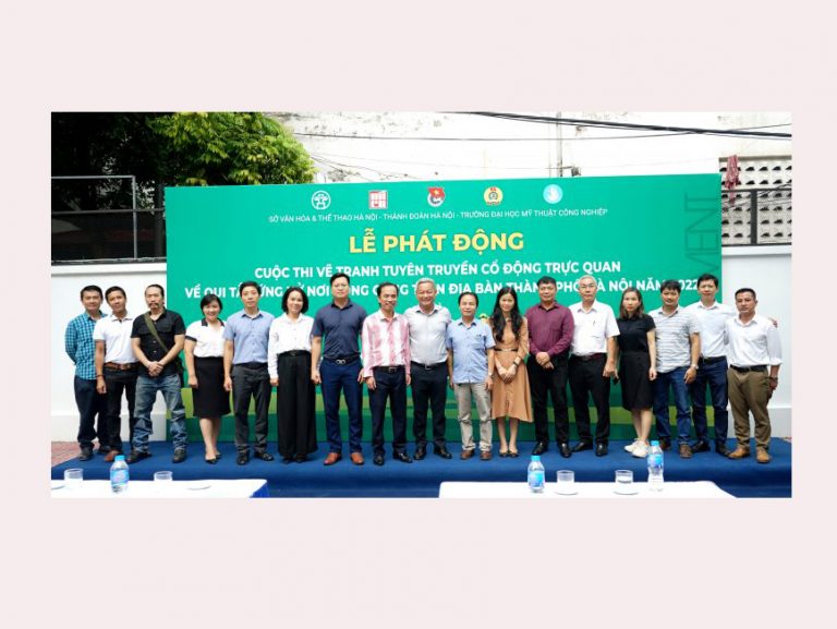 Lễ phát động cuộc thi vẽ tranh tuyên truyền cổ động trực quan về Quy tắc ứng xử nơi công cộng trên địa bàn thành phố Hà Nội năm 2022 và Lễ ra quân Tuần lễ xanh